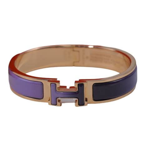 purple hermes bracelet|hermes bracelet gold and white.